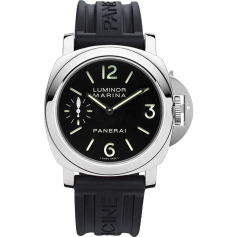 Panerai Luminor Marina 44MM Black Dial Rubber .